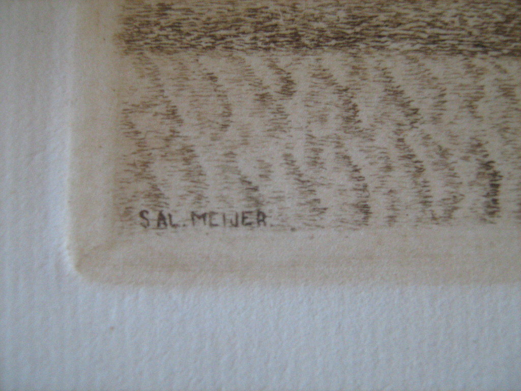 Sal Meijer (1877-1965) - Botter ets - 9,5 x 11,5 cm - circa 1908 kopen? Bied vanaf 75!