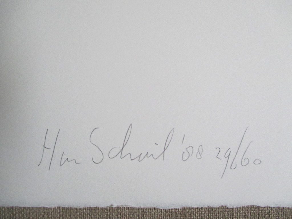 Han Schuil, litho 1988, 29/60 ex. kopen? Bied vanaf 70!