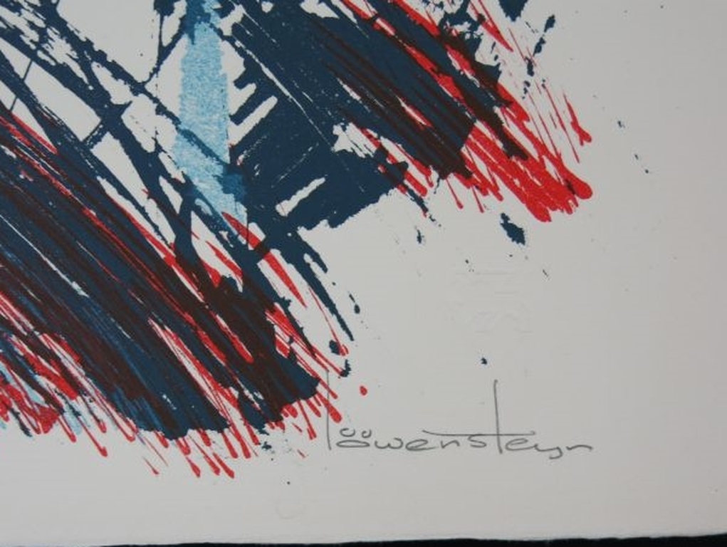 Ernst Lowensteyn: Litho, Compositie (grijs) kopen? Bied vanaf 1!