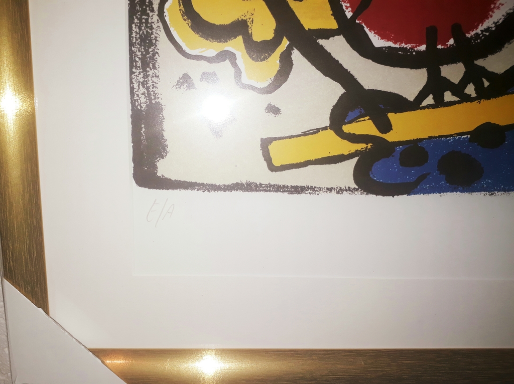 Corneille Lithografie - Vrouw/Vogel/Bloem kopen? Bied vanaf 1!