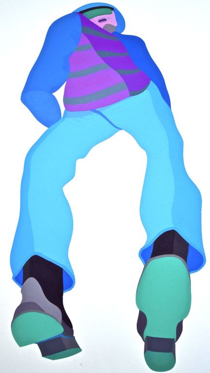 Ernst Zdrahal: Gouache. Figuur. verkocht voor € 70!