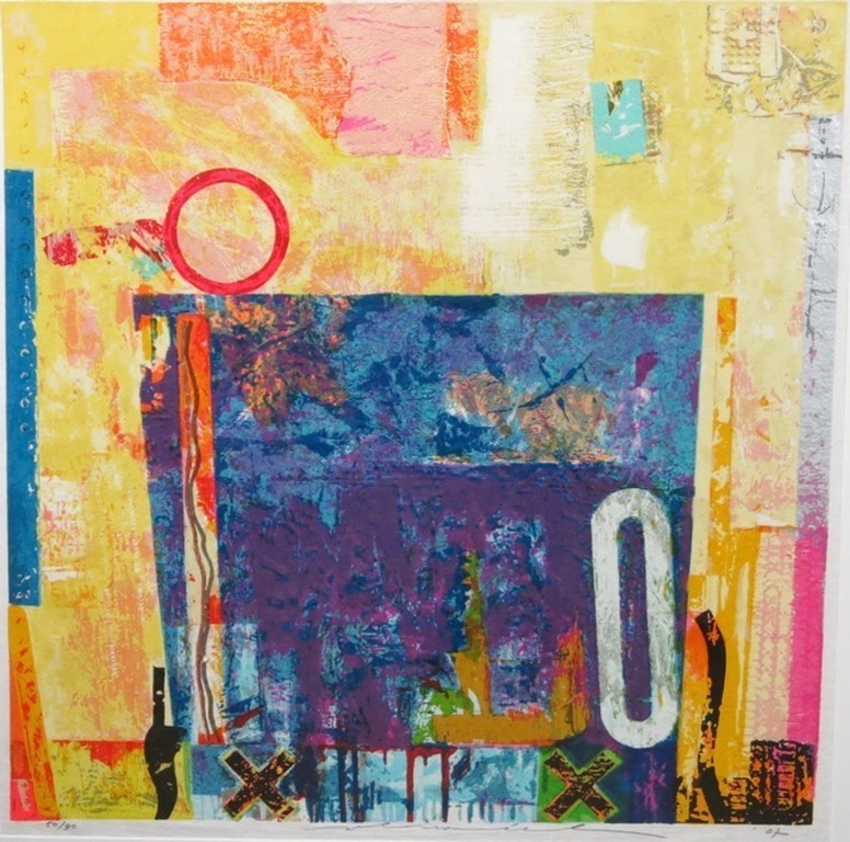 Jos Verwiel: Zeefdruk, Kionas kopen? Bied vanaf 1!