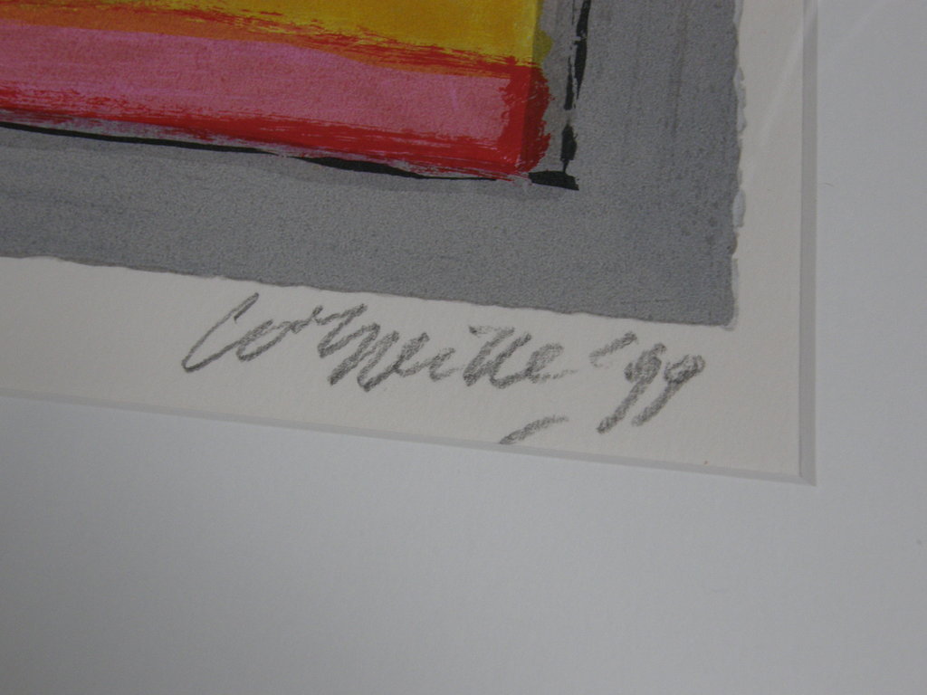 Corneille: ingelijste zeefdruk, genummerd en potlood gesigneerd kopen? Bied vanaf 160!