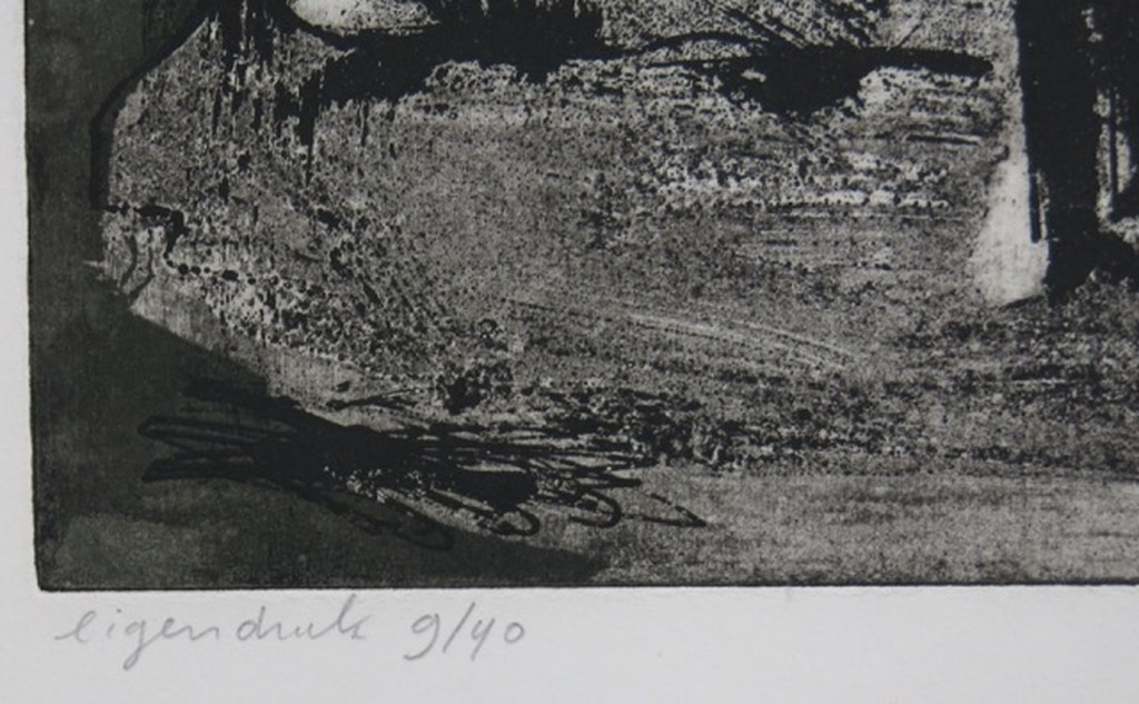 Peter Bes: Ets en Aquatint, Helmut spielt Schubert kopen? Bied vanaf 35!