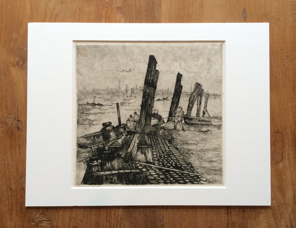 Theo Beerendonk. Ets haven van Antwerpen (1937) verkocht voor € 40!