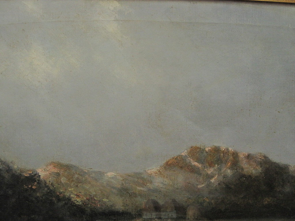 Jan Bleijs 1868-1952 'bergachtig avondlandschap" olieverf ca. 1900 kopen? Bied vanaf 1!
