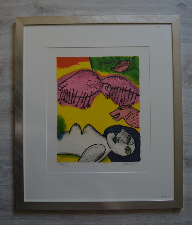 Corneille: Zeefdruk - Mémoire de Bali B - 1993 kopen? Bied vanaf 150!