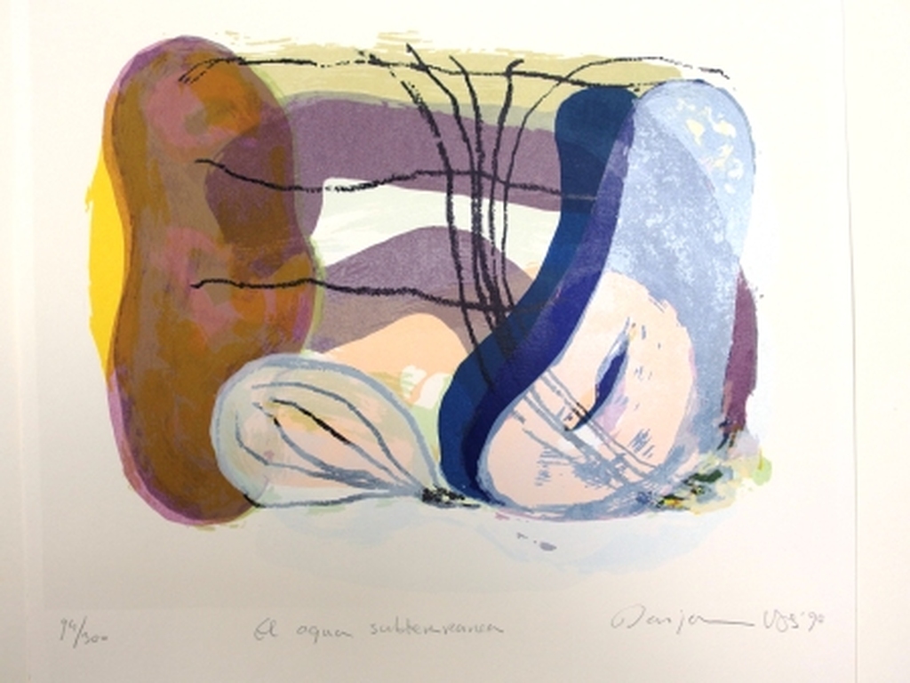 Darja Vos:Zeefdruk, El aqua subterrenea kopen? Bied vanaf 15!