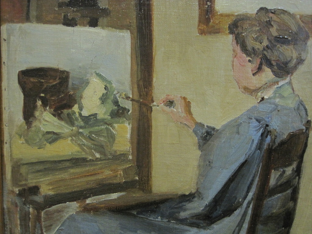 Jan Giesen 1900-1982 "portret van de Joffer Coba Ritsema" omstreeks 1940 kopen? Bied vanaf 1!