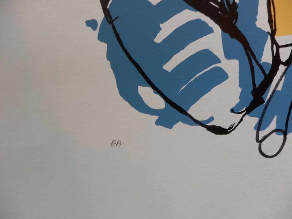 HERMAN BROOD, Gelimiteerde en HANDGESIGNEERDE Zeefdruk  OF JE BIJ GOD WAS kopen? Bied vanaf 145!