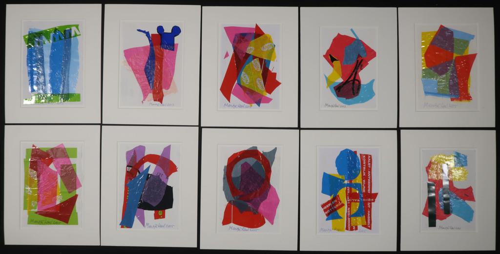Lot met 10x Collage van Meertje Kaal verkocht voor € 60!