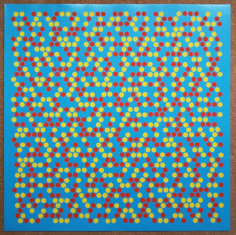 Gerhard Von Graevenitz - Op-Art compositie, zeefdruk kopen? Bied vanaf 75!