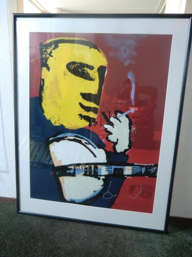 Herman Brood: Zeefdruk, Blues verkocht voor € 250!