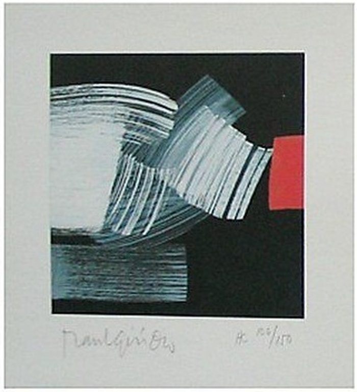 Raul Gomez Isidro: Lithografie, Abstracte Compositie II kopen? Bied vanaf 5!