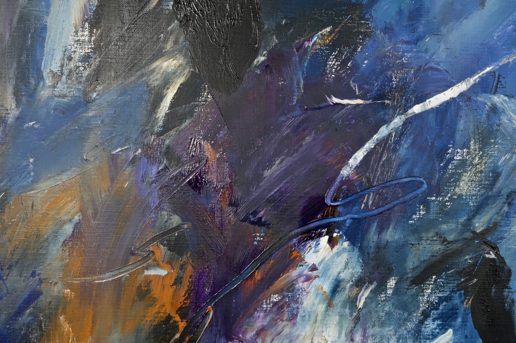 Charlotte Molenkamp: Olieverf op doek, Zonder titel - Ingelijst (Zeer groot) kopen? Bied vanaf 2200!