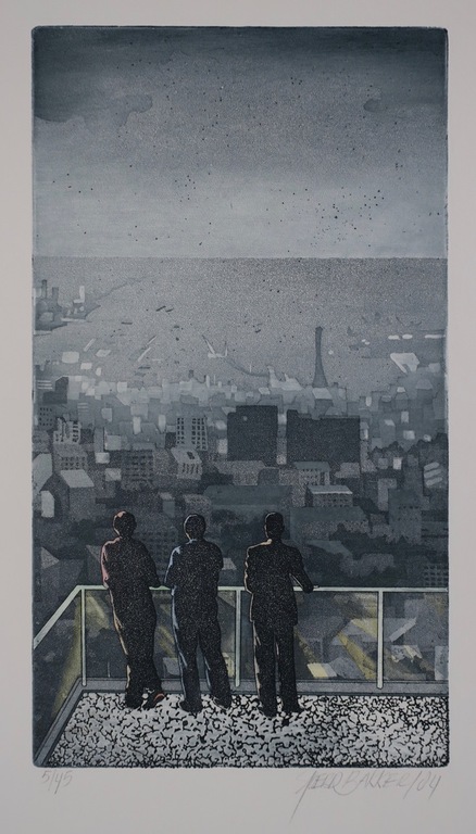 Sjoerd Bakker: Ets, Tokyo verkocht voor € 35!