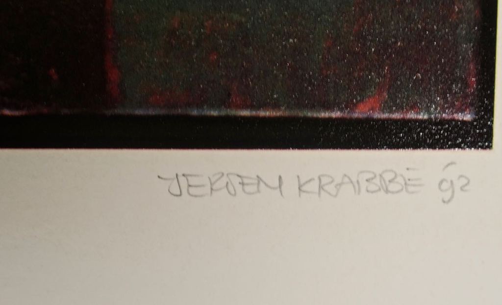 Jeroen Krabbe: Zeefdruk, Zonder titel (Groot) kopen? Bied vanaf 80!