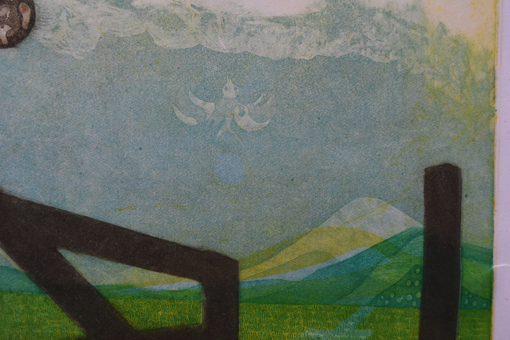 Michel F. van Overbeeke, ets # OPEN GATE, 1974 # oplage 25, gesigneerd/genummerd kopen? Bied vanaf 89!