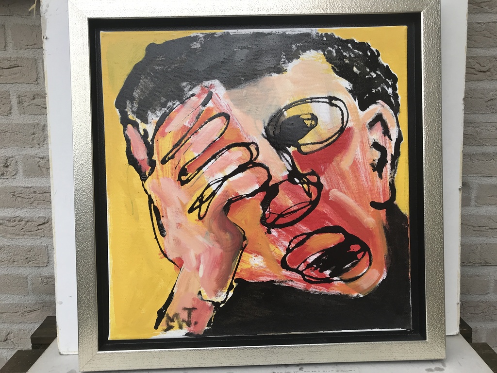 Martin van Wordragen: Schilderij, Geplaagde student 2008 kopen? Bied vanaf 240!