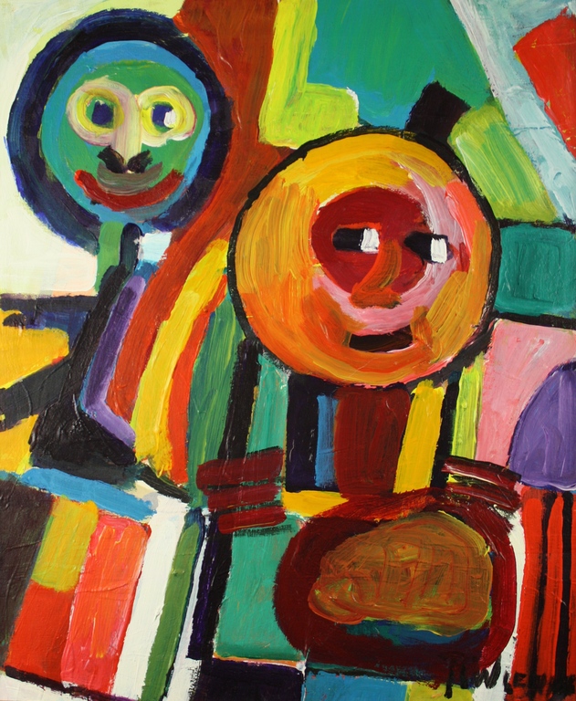 PIET WIEGMAN (II), olieverf op doek verkocht voor € 290!