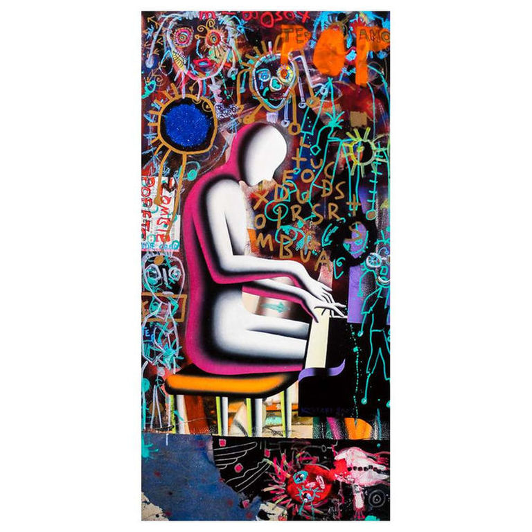 AcheterMark Kostabi + Paul Kostabi - Playing under Supervision? Enchérissez de 90!