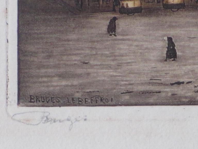 Lucien Dasselborne, Gezicht op Brugge, Kleurets kopen? Bied vanaf 25!
