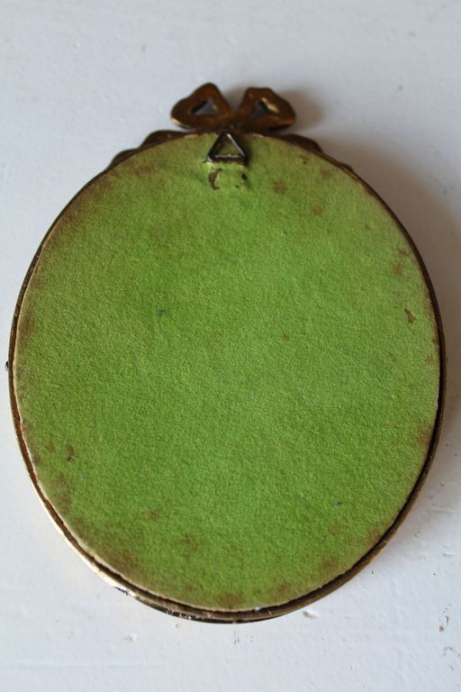 Miniatuur portret van de Mona Lisa- Italiaans ca 1920  kopen? Bied vanaf 45!