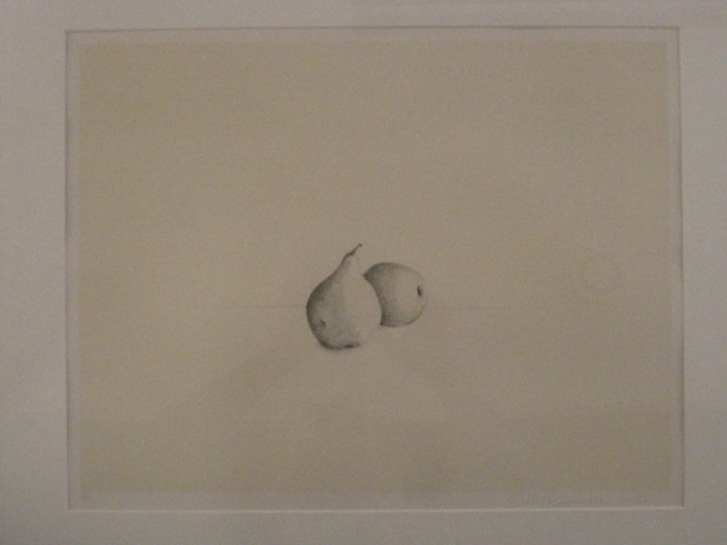 Metten Koornstra 1912-1978 - grote lithografie "2 peren" gesigneerd 1972  kopen? Bied vanaf 1!