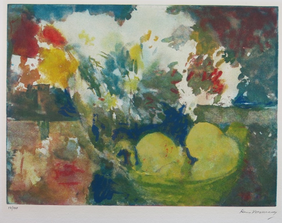 Kees Verwey: Litho, Stilleven verkocht voor € 240!