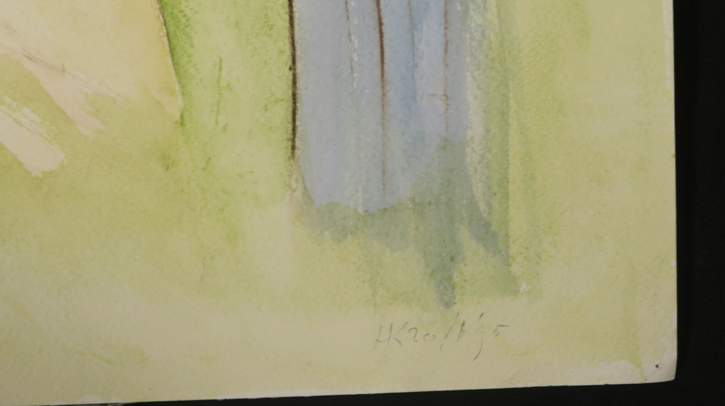 Hans Kuijs: Aquarel, Z.T. kopen? Bied vanaf 1!
