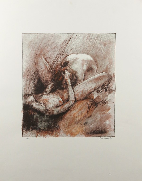 Jan Asselbergs:Litho, Erotische Voorstelling kopen? Bied vanaf 1!