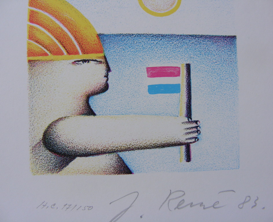 Jörg Remé, 3 grafieken, "Zomer", elk hand-genummerd en gesigneerd! kopen? Bied vanaf 35!