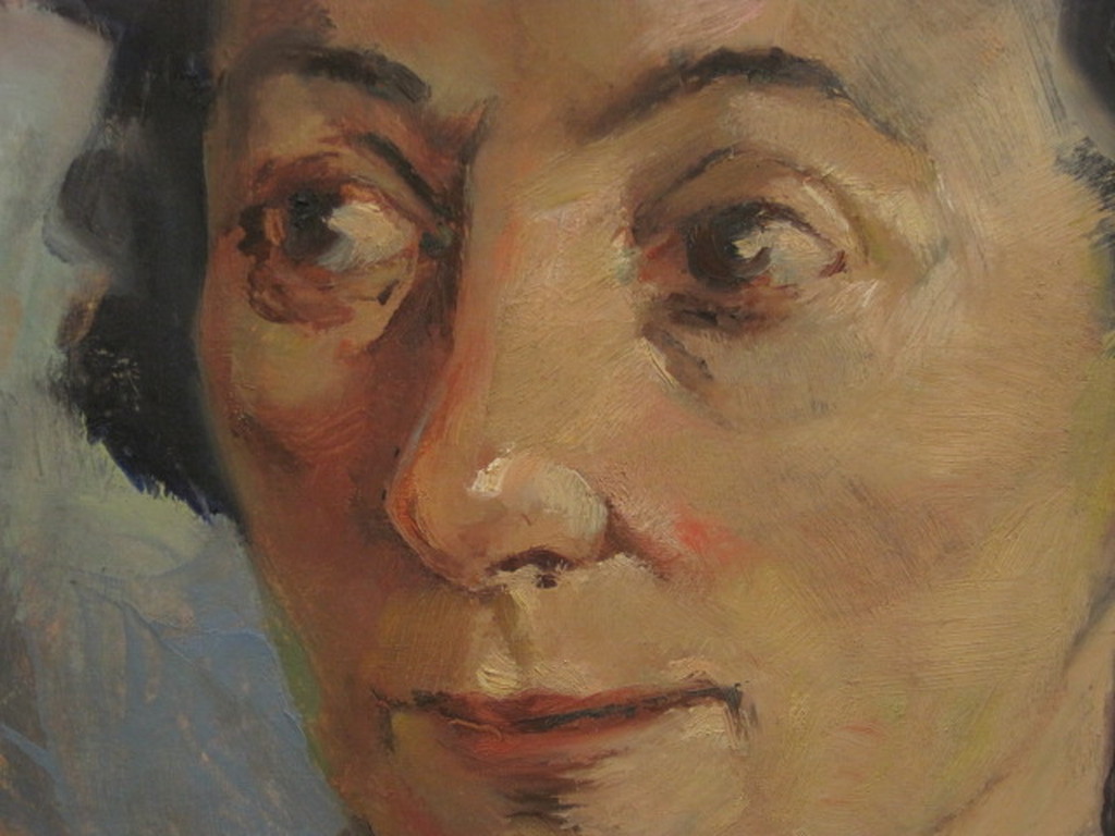 Toon Pluijmers 1910-1967 olieverf "jonge vrouw" omstreeks 1940 kopen? Bied vanaf 1!