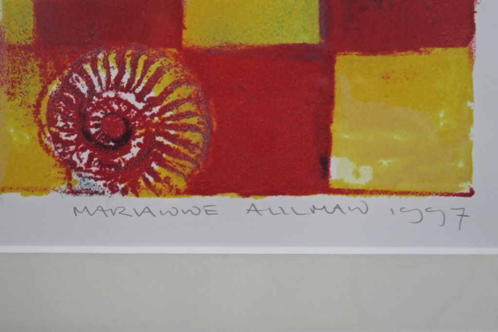 Marianne Aulman: Litho, Sirenen V - Ingelijst kopen? Bied vanaf 20!