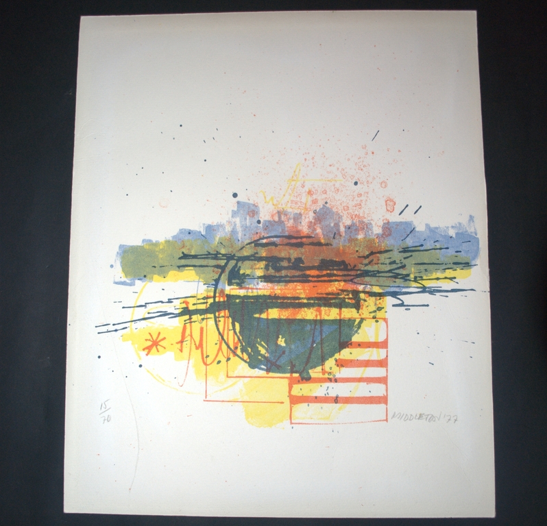 SAM MIDDLETON (1927-2015) ZEEFDRUK UIT 1977 - OPLAGE 70 EX. kopen? Bied vanaf 55!