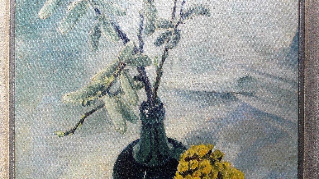 Wim Heinecke - Olieverf op doek - Stilleven kopen? Bied vanaf 1!