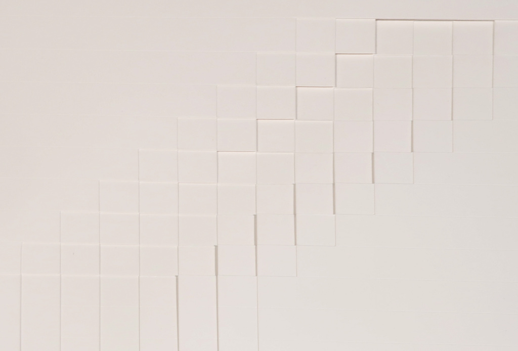 Willem Kloppers: Papier relief, Lineair raster II kopen? Bied vanaf 20!