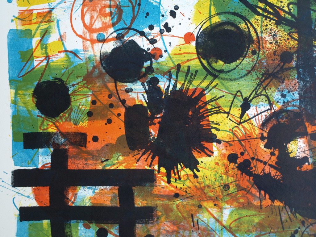 Sam Middleton : Litho – Zonder titel – Gesigneerd – 1965 – Prent 190 kopen? Bied vanaf 75!