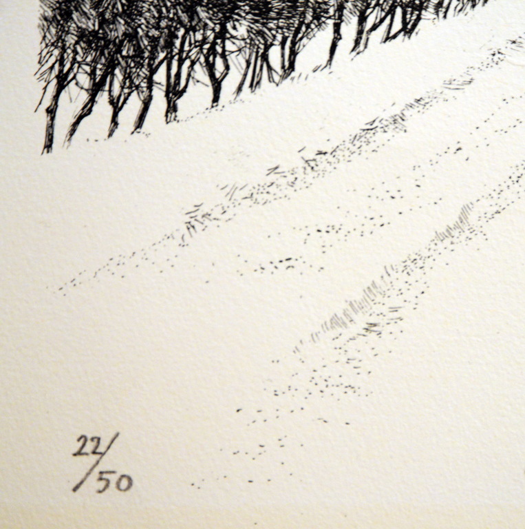 Patrick Creyghton * orig. ETS * Winterlandschap * 1975 * gesigneerd * 22/50 kopen? Bied vanaf 109!