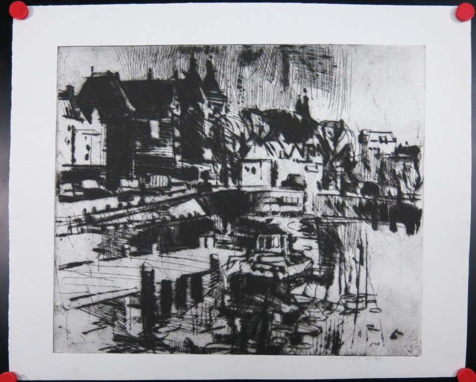 Leo Poelmeijer: Droge naald, Zonder titel  kopen? Bied vanaf 40!