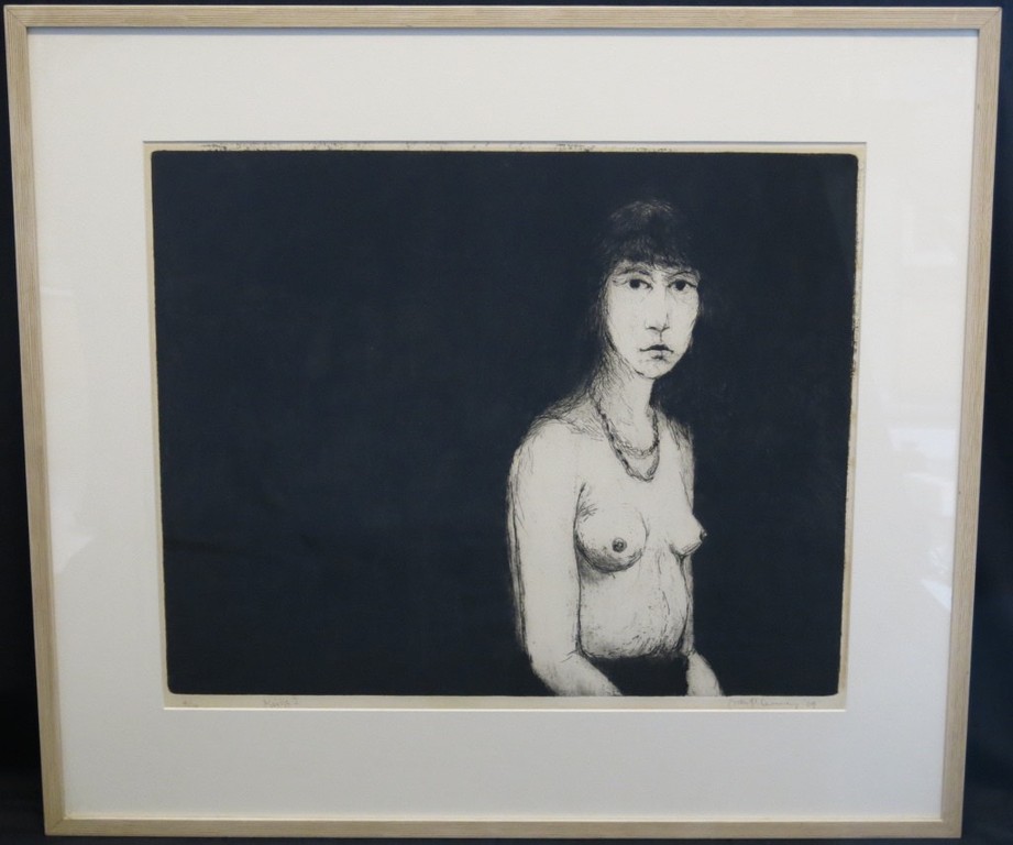 Ad Willemen: Ets, Meisje I -Ingelijst kopen? Bied vanaf 35!