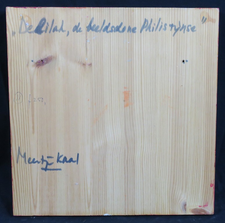 ​​​​​​​Meertje Kaal: Acryl op papneel, Delilah, de beeldschone Philistijnse kopen? Bied vanaf 1!