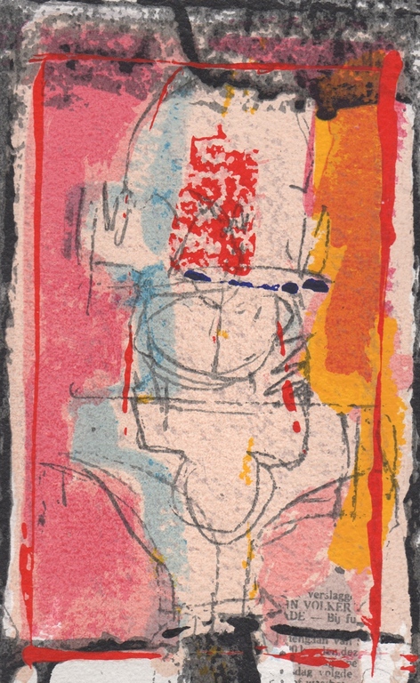 Richard Smeets, zeefdruk, 1991, 'Wajang Galek' verkocht voor € 69!