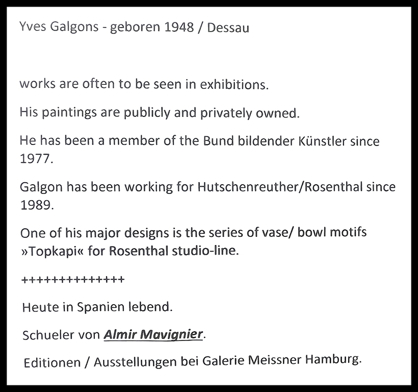 Yves Galgons - 3x gesgneerde litho - 1982 kopen? Bied vanaf 1!