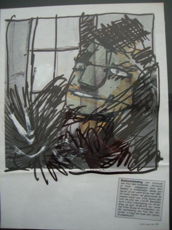 Herman Brood originele tekening uit 1984 zeer zeldzaam verkocht voor € 250!