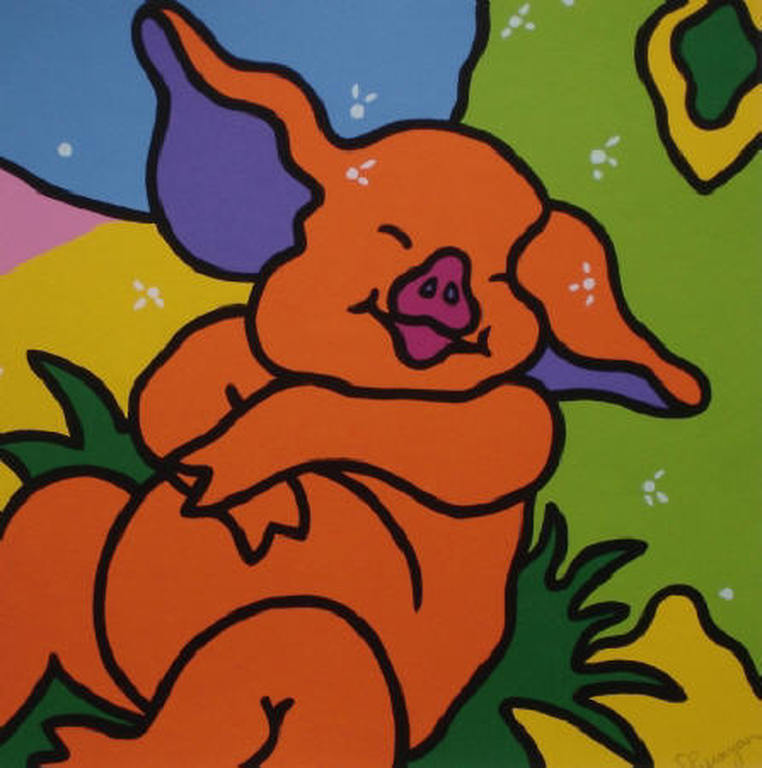 SHUNYAM Grote Zeefdruk OTHER DIMENSIONS Handgesigneerd verkocht voor € 65!