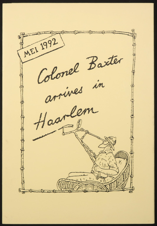 Glen Baxter: Portfolio met 4 Litho's, Colonel Baxter arrives in Haarlem kopen? Bied vanaf 70!