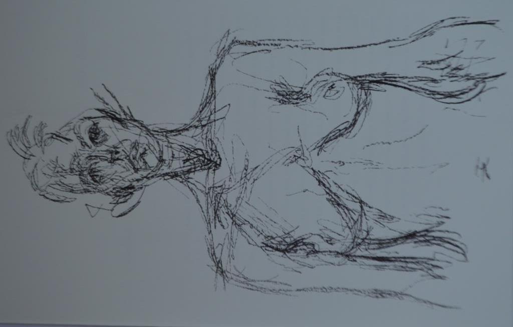 Alberto Giacometti, diverse naakten (3) lithos in folio-formaat, DLM mei 1961 verkocht voor € 60!