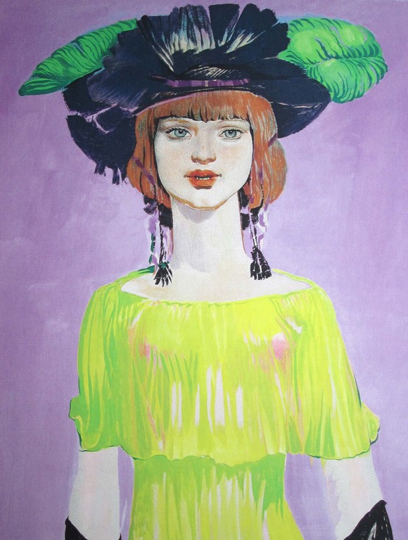 Ernst Fuchs - Grand Dame - Giclee op papier - handgesigneerd kopen? Bied vanaf 225!