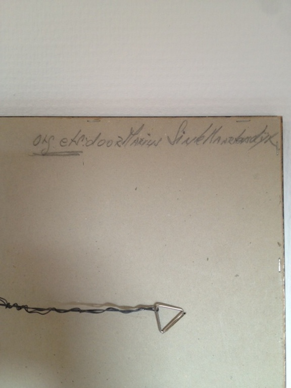 Marius Sintemaartensdijk, sepia ets, Oude Kerk te Rijswijk kopen? Bied vanaf 65!